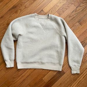 Everlane ReNew Fleece Raglan Sweatshirt, Medium